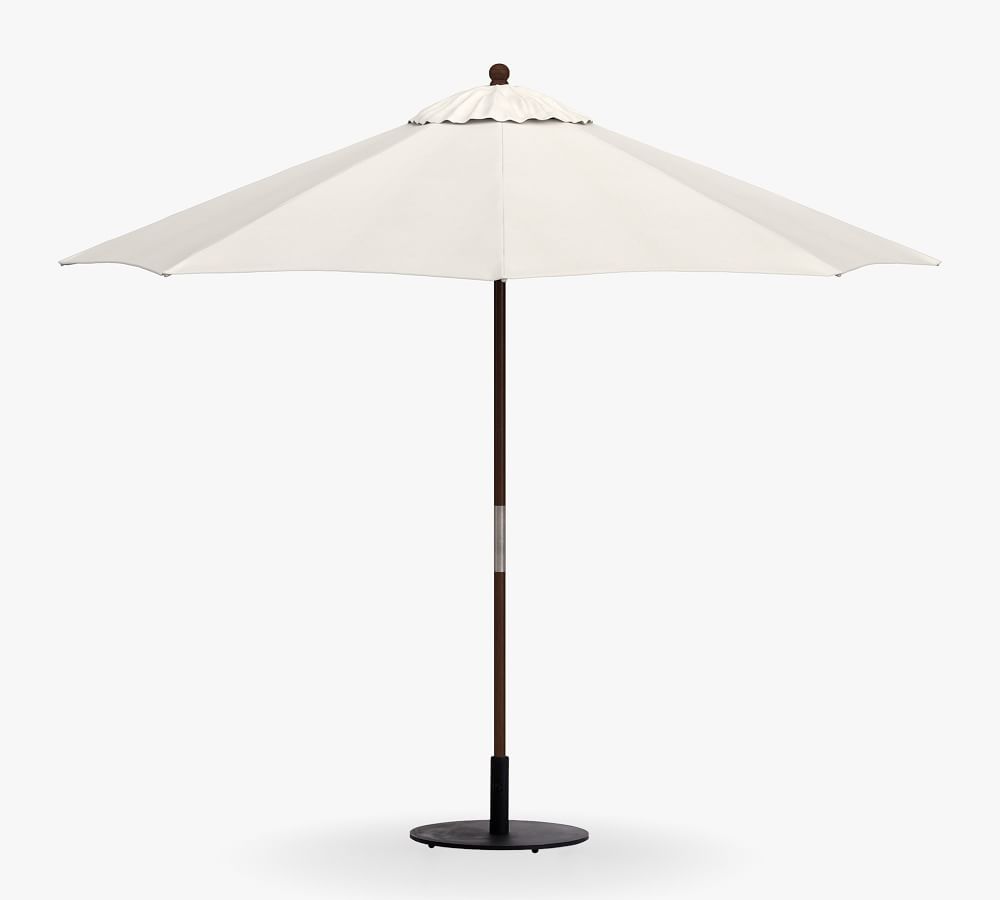 Round Outdoor Parasol - FSC® Eucalyptus Frame