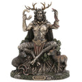 9.06 In H Cernunnos Celtic God Figurine Poly Resin