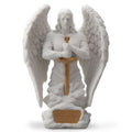 9.17 In H Saint Michael Prayer Monument Poly Resin