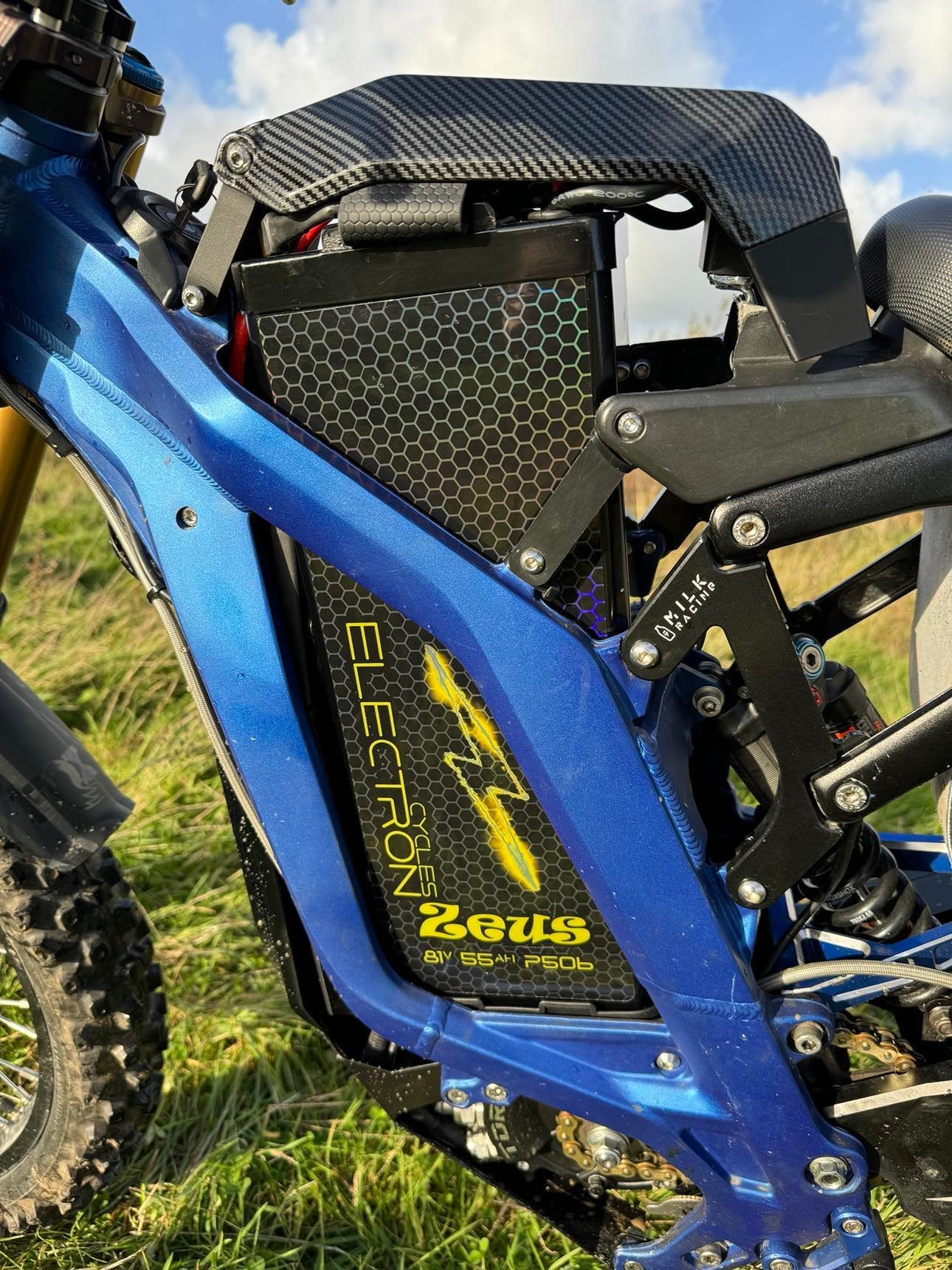 Electron Cycles Sur Ron Battery 81.4v 22s 4450Wh 55Ah Zeus Molicel P50B 48Kw + Charger