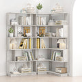 90 Cm Space Saving Corner Bookshelf 80 Cm Bookcase Extendable Free Combination Set Of 2 Display Shelf