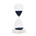 90 Minute Sand Timer With Navy Sand And Marble Base