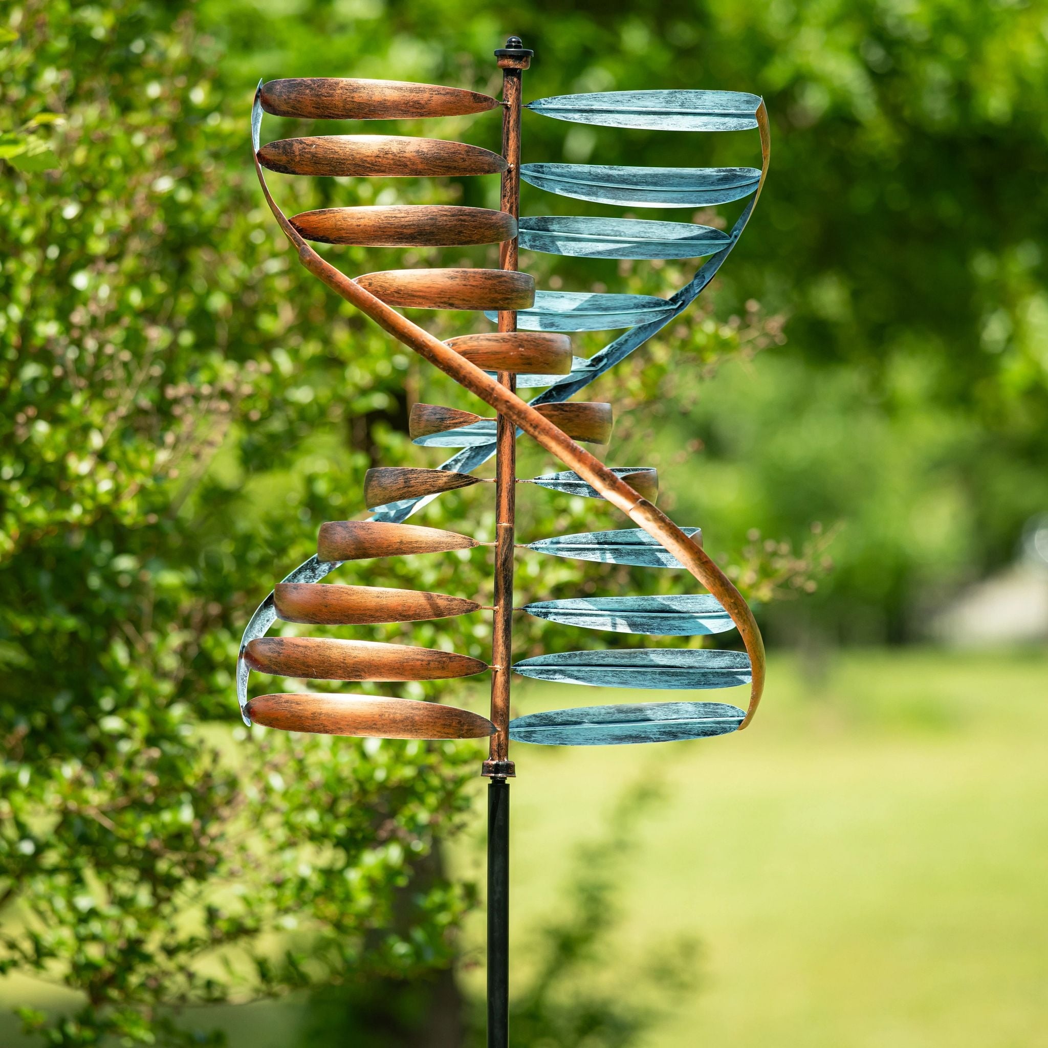 90 In. Metal Twisting Helix Wind Spinner
