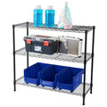 90X35Xh80Cm 3 Tier Kitchen Metal Organizer Wire Storage Shelving Rack