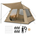 94.5 X 66.9 In Inflatable Camping Tent 2 4 Person Capacity Uv Resistant And Waterproof