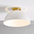 Sculptural Metal Flushmount