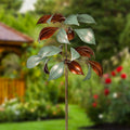 96 In. Verdigris Copper Leaf Wind Spinner