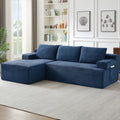 96.1 Modern L Shaped Cloud Sectional Sofa No Assembly Required