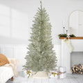 9 Metallic Sheer Champagne Artificial Tinsel Christmas Tree Unlit 9 Foot