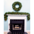 9 Mixed Mountain Cypress B O Garland W Warm White Multi Led Lights