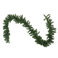 9 X 10 B O Pre Lit Led Canadian Pine Artificial Christmas Garland With Timer Clear Lights Green
