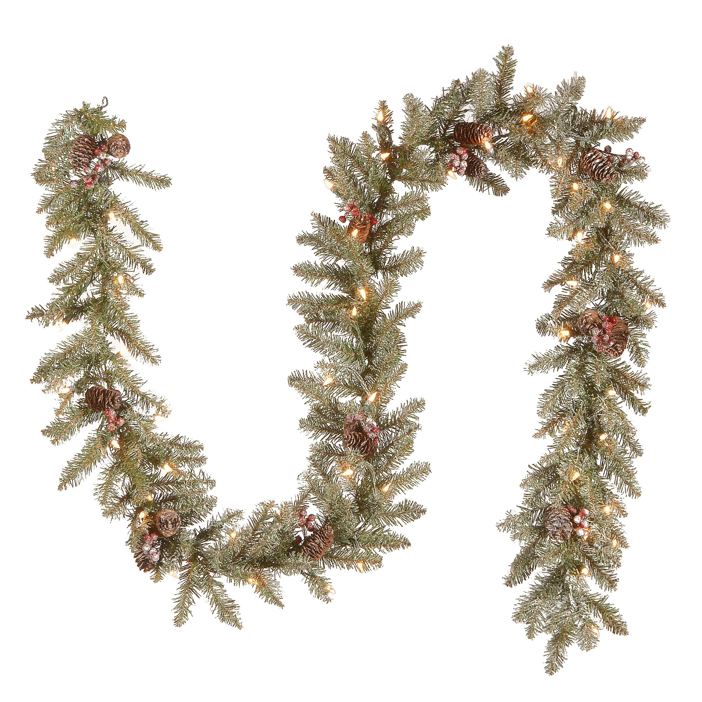 9 X 10 Dunhill Fir Garland With 50 Clear Lights