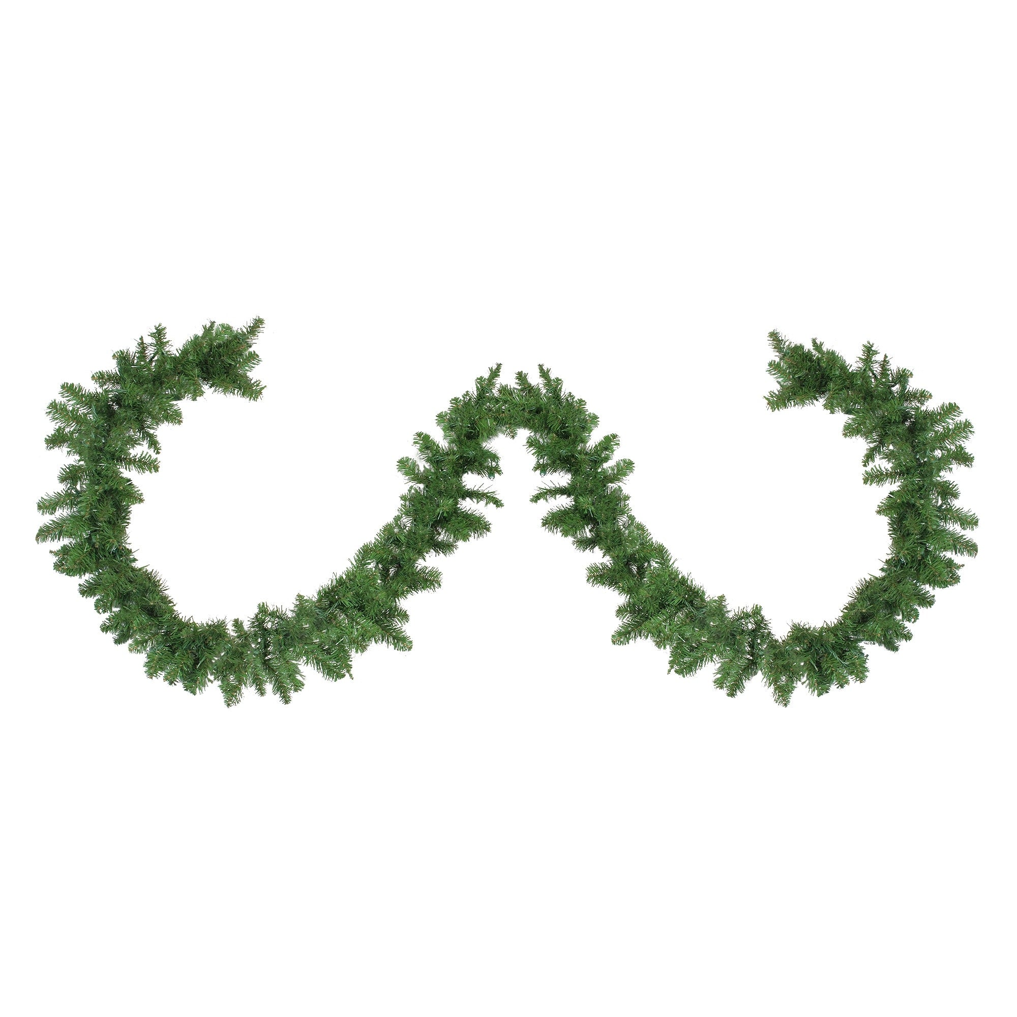 9 X 10 Northern Pine Artificial Christmas Garland Unlit Green