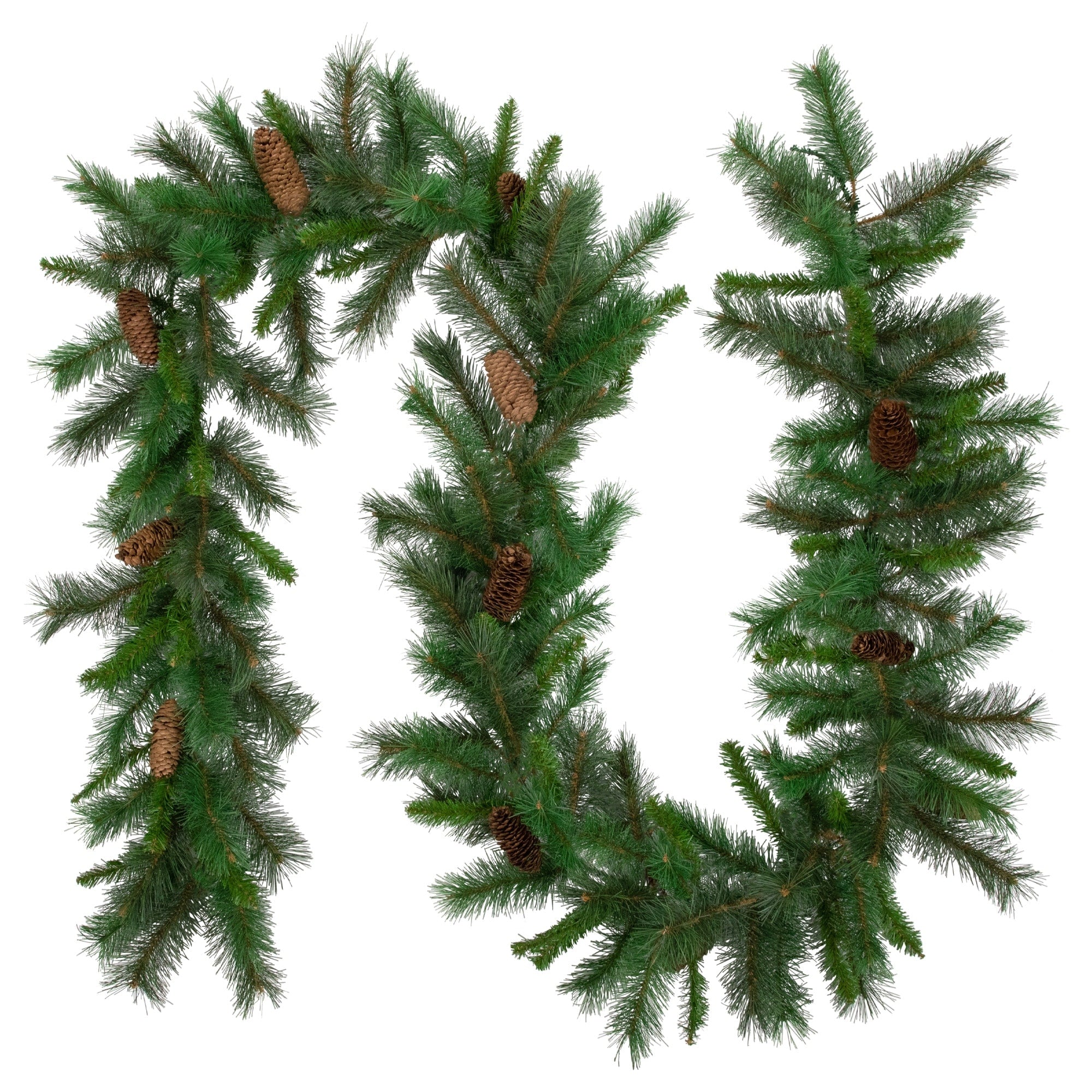 9 X 12 Imperial Majestic Pine Artificial Christmas Garland Unlit Green