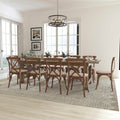 9X40 Farm Table 10 Chair Set