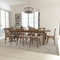 9X40 Farm Table 8 Chair Set
