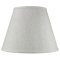 9X16X12 Slip Uno Fitter Textured Oatmeal Empire Hardback Lamp Shade