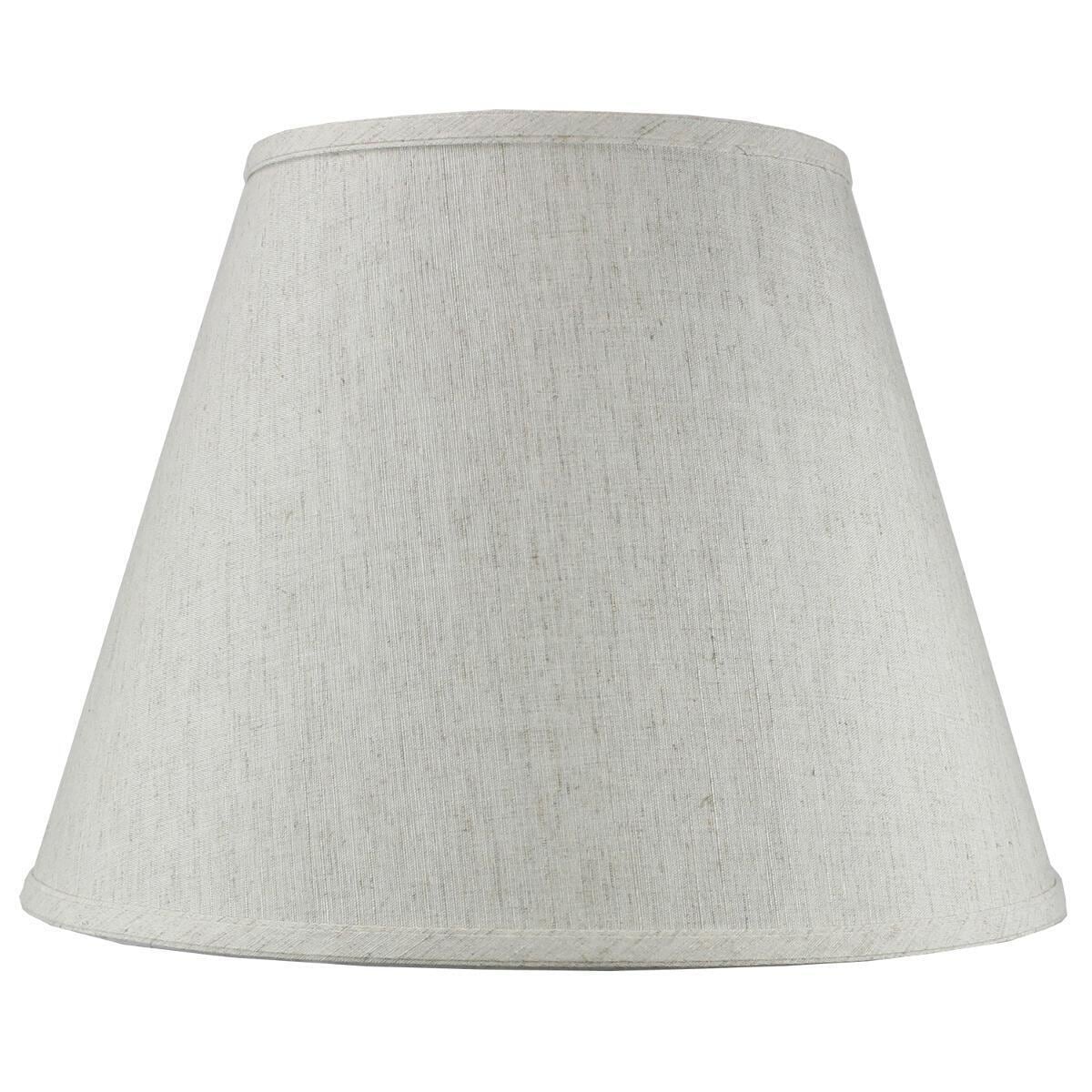 9X16X12 Slip Uno Fitter Textured Oatmeal Empire Hardback Lamp Shade