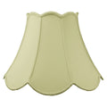 9X18X13 Scalloped Bell Lamp Shade Eggshell
