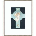 A Bright Christmas Card By English School Wood Framed Wall Art Print