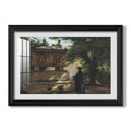 A Catholic Priest In C 1857 Hans Andersen Brendekilde Custom Framed Print