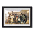 A Charlatan Selling C 1840 1849 Wilhelm Marstrand Custom Framed Print