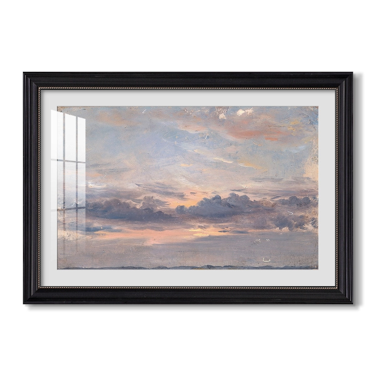A Cloud Study Sunset C 1821 1822 John Constable Custom Framed Print