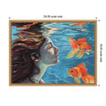 A Conversation In Water By Kate Jarvik Birch Framed Canvas Wall Art Print