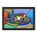 A Dog Named Picasso 2005 Anthony Falbo Custom Framed Canvas
