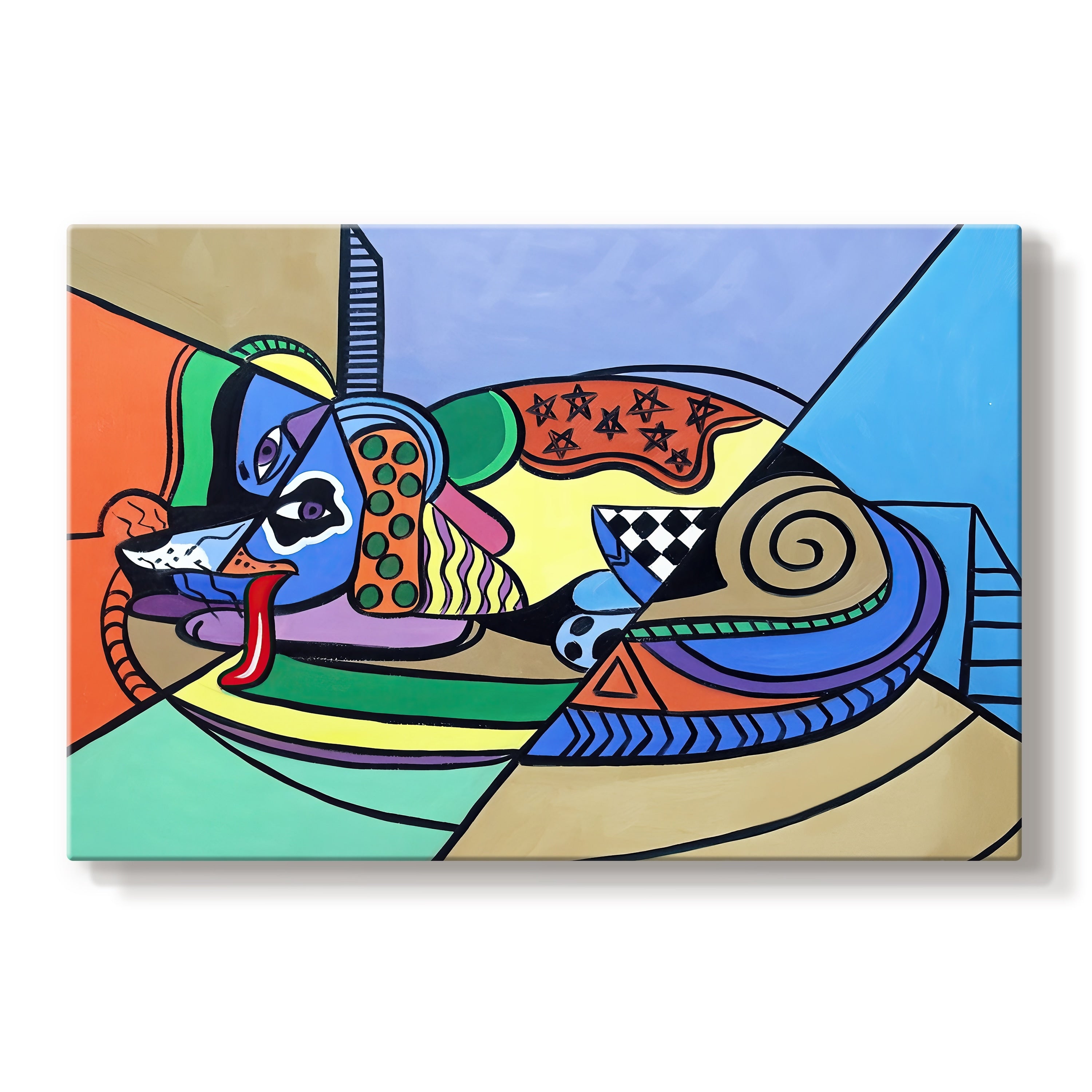 A Dog Named Picasso 2005 Anthony Falbo Gallery Wrapped Canvas