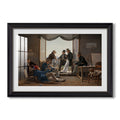 A Group Of Danish Artists In 1837 Constantin Hansen Custom Framed Print