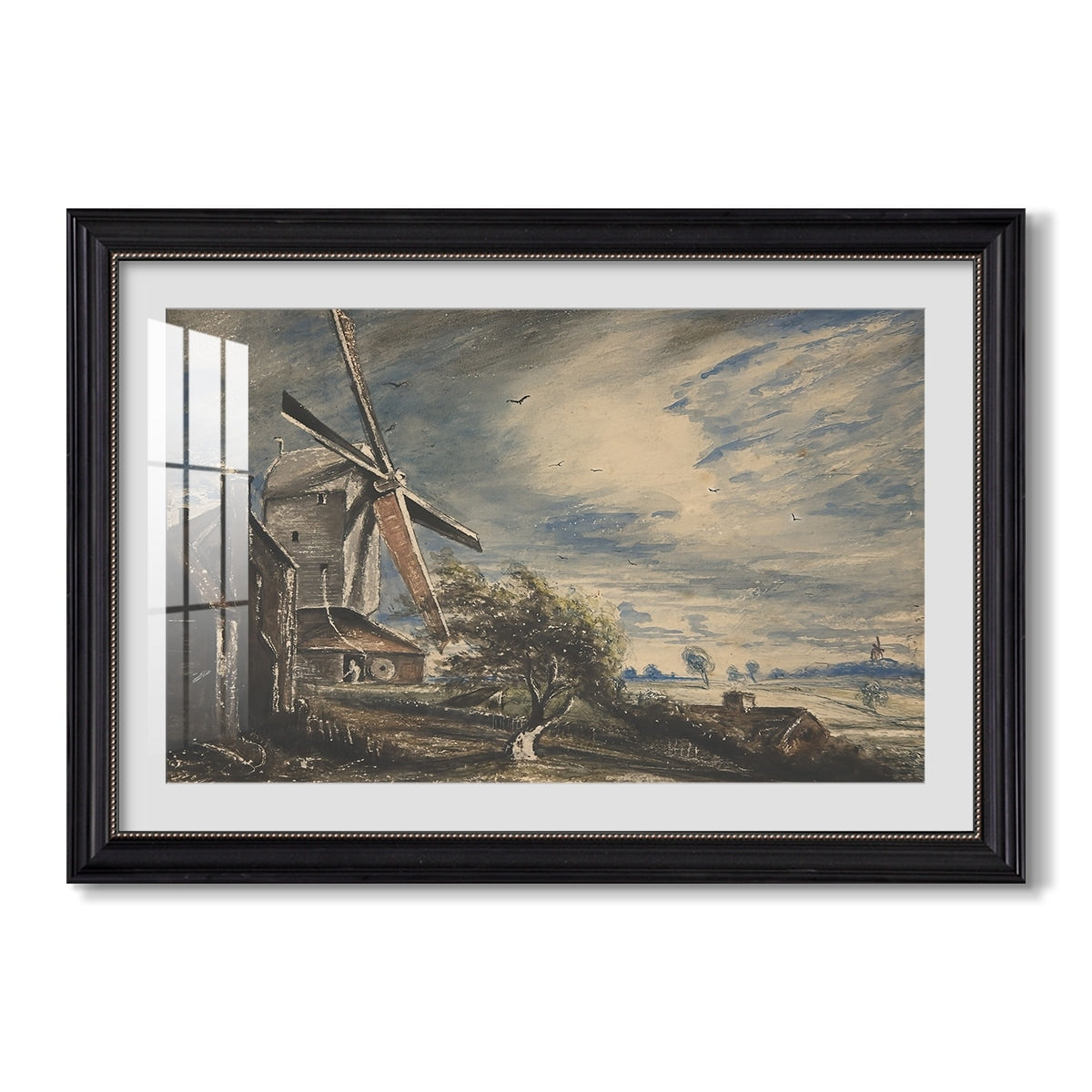 A Mill Near Colchester C 1833 John Constable Custom Framed Print