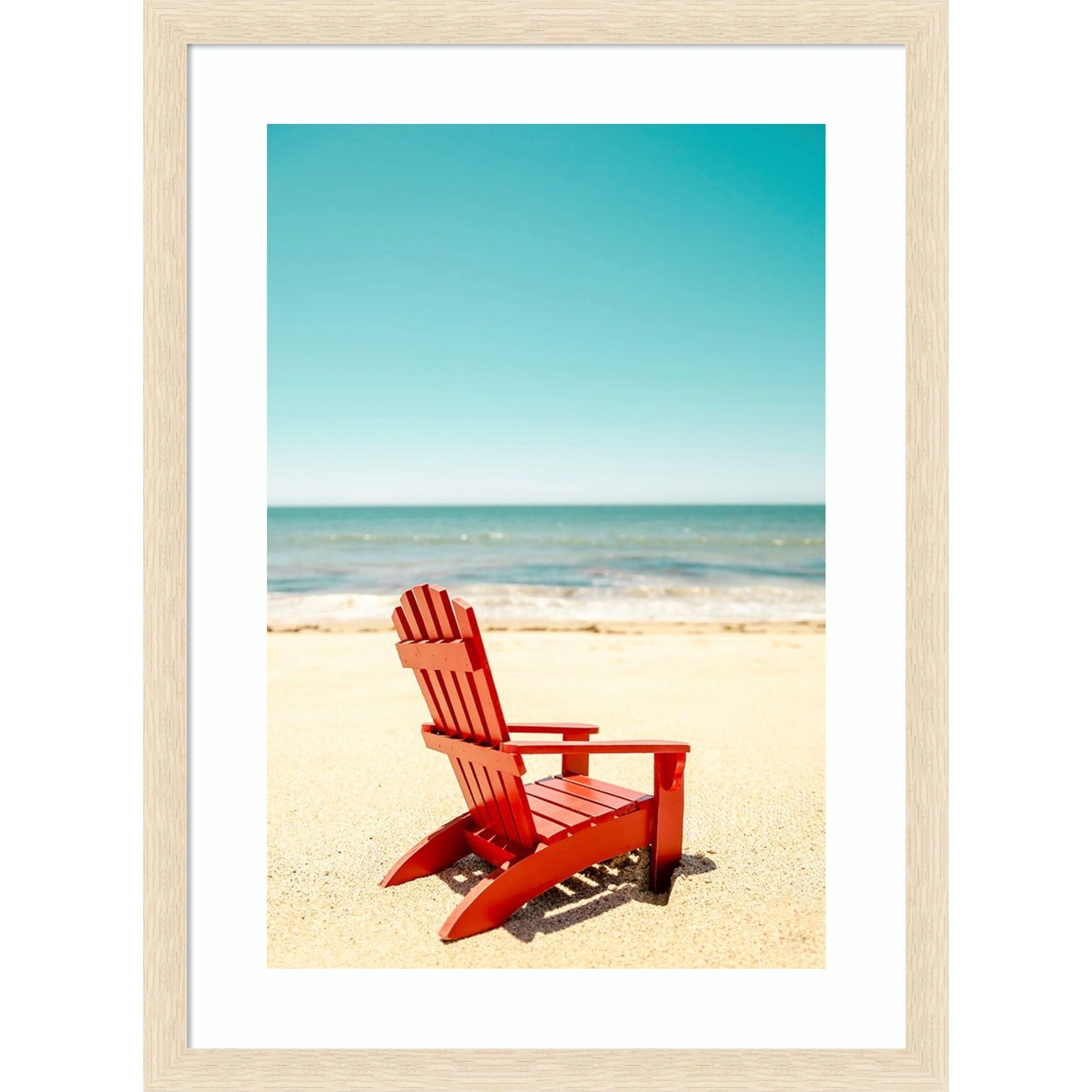 A Place For Dreams By Elena Chukhlebova Wood Framed Wall Art Print Woodgrain Stripe Blonde