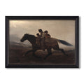 A Ride For Liberty The Fugitive Slaves C 1862 Eastman Johnson Custom Framed Canvas