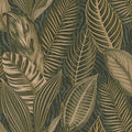 A Street Prints Acacius Dark Green Tropical Foliage Wallpaper