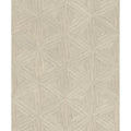 A Street Prints Anara Grey Geo Faux Grasscloth Wallpaper