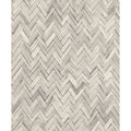A Street Prints Ellery Light Grey Herringbone Wallpaper