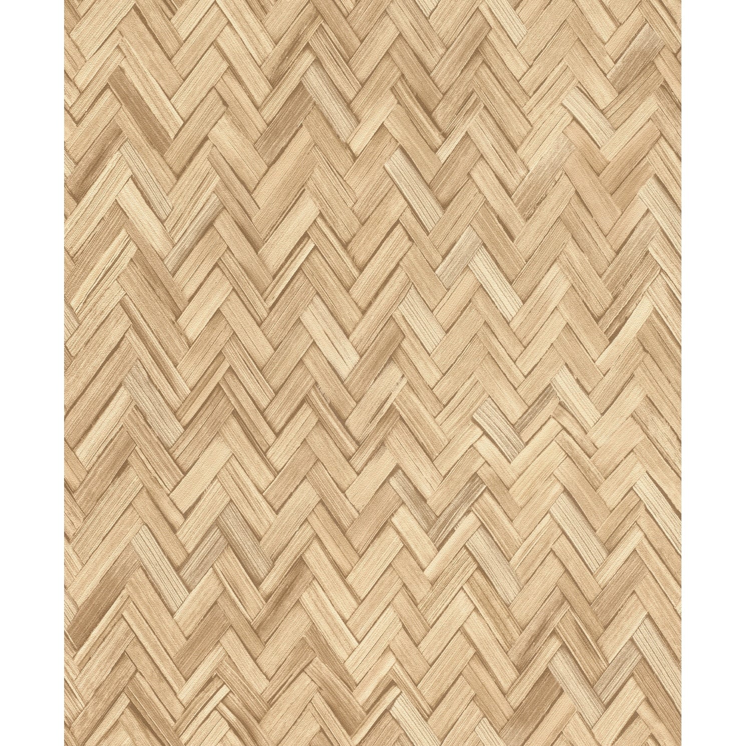 A Street Prints Ellery Wheat Herringbone Wallpaper