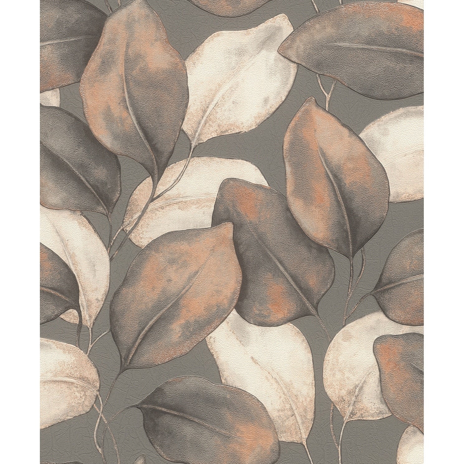 A Street Prints Evanthe Charcoal Vine Wallpaper