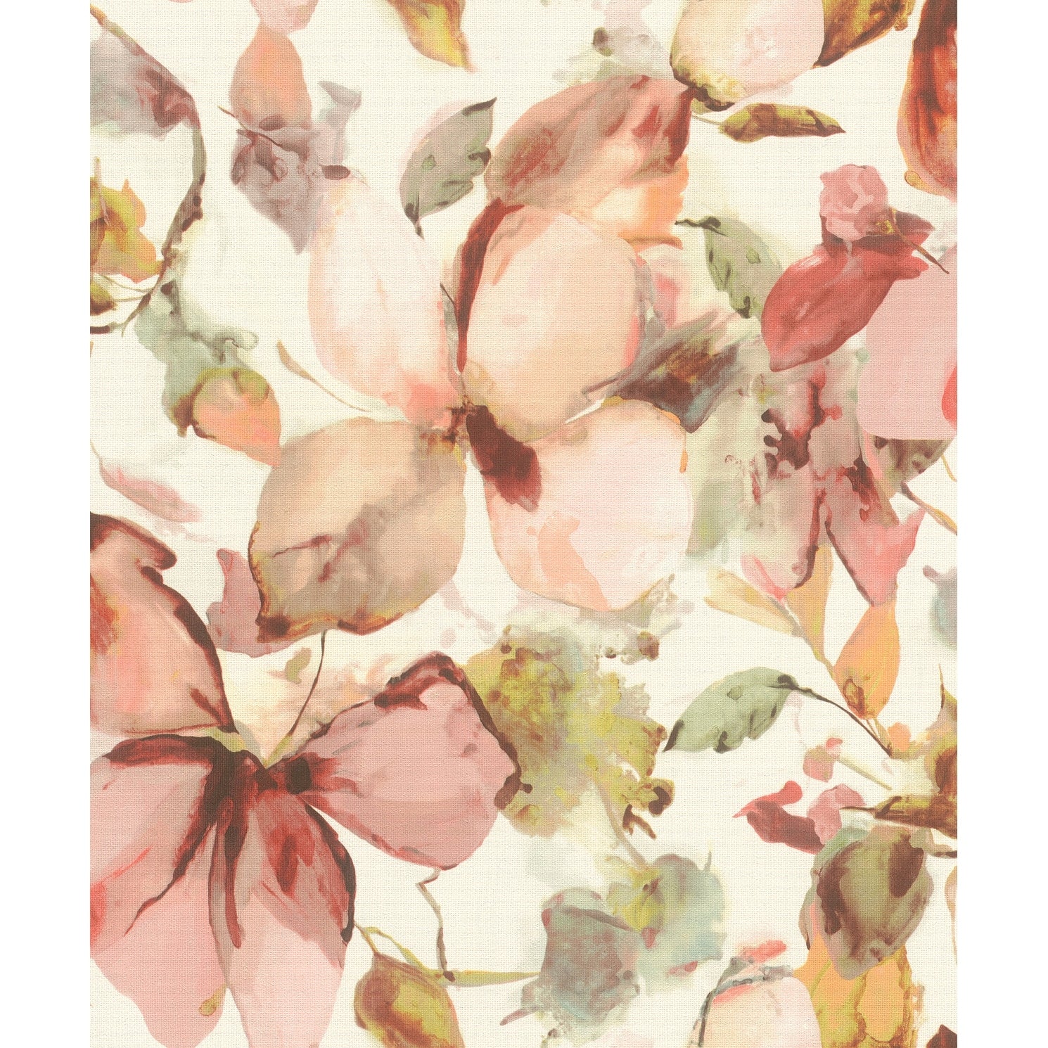 A Street Prints Liliana Pink Floral Wallpaper