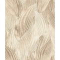 A Street Prints Melora Beige Leaf Wallpaper