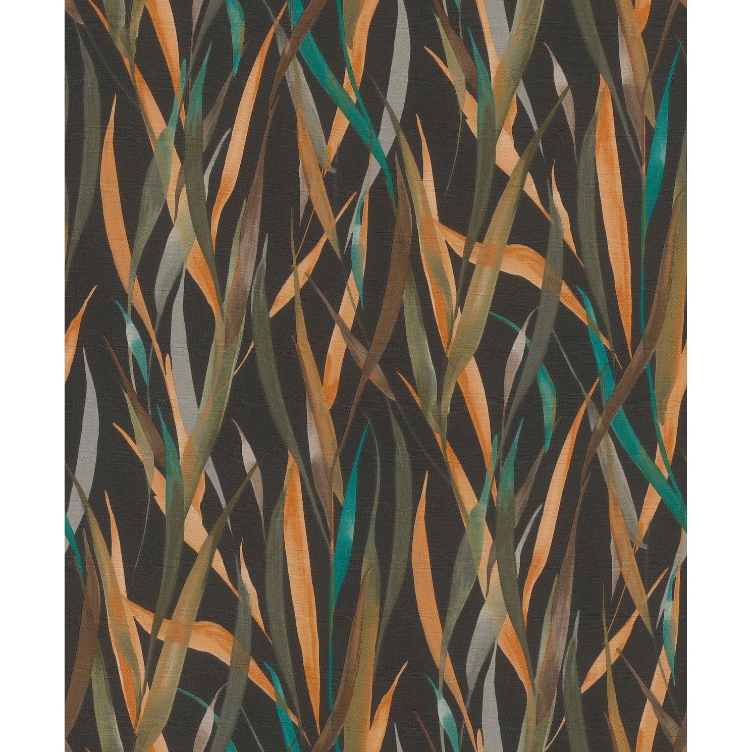A Street Prints Willoughby Black Fronds Wallpaper
