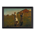 A Temperance Meeting 1874 Winslow Homer Custom Framed Canvas