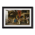 A Village Fair C 1567 1569 Pieter Bruegel The Elder Custom Framed Print