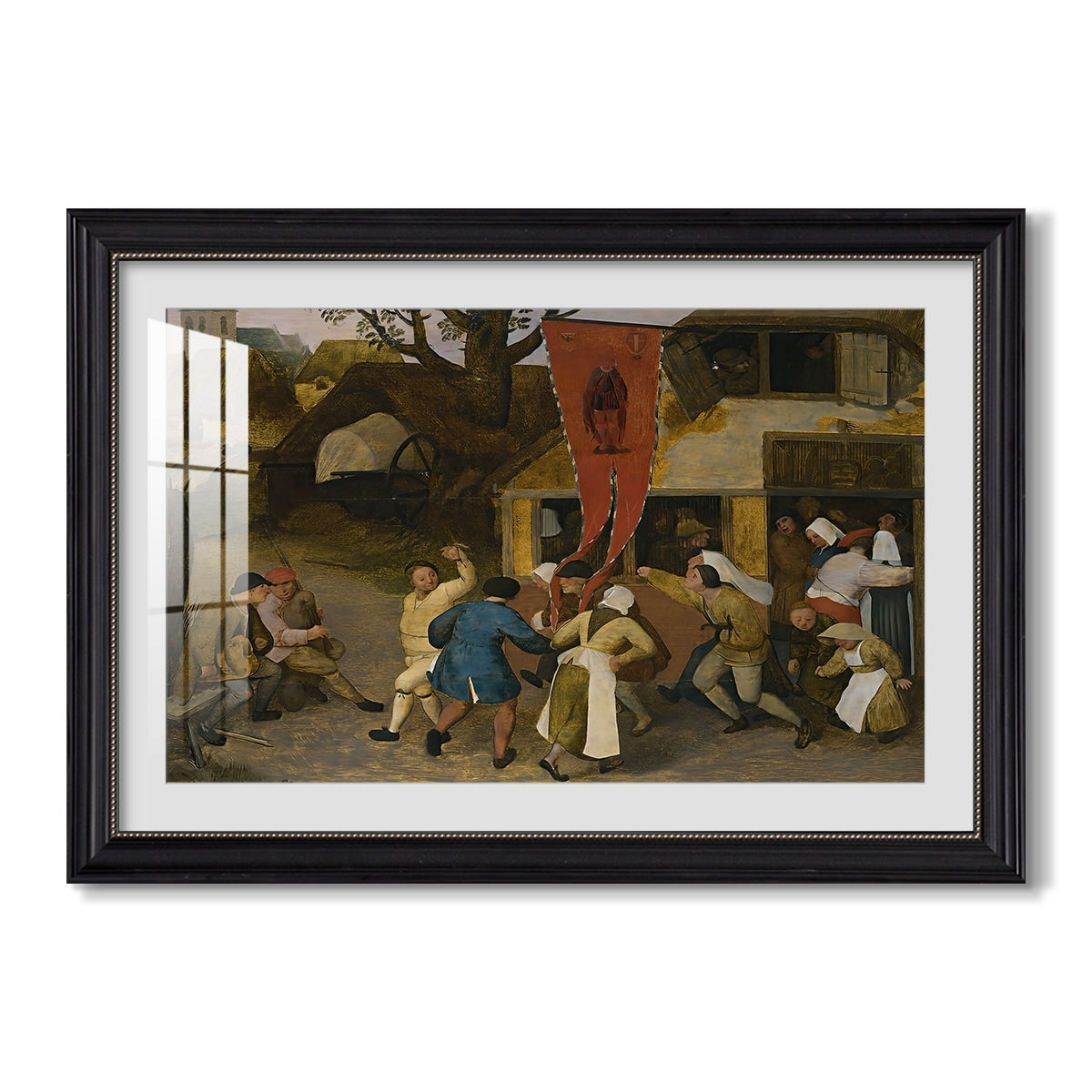 A Village Fair C 1567 1569 Pieter Bruegel The Elder Custom Framed Print