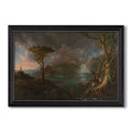 A Wild Scene 1831 1832 Thomas Cole Custom Framed Canvas