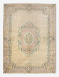 Vintage Turkish Hand-Knotted Wool Rug No. 379, 6'3in x 9'9in