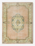 Vintage Turkish Hand-Knotted Wool Rug No. 384, 6'8in x 9'11in