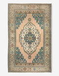 Vintage Turkish Hand-Knotted Wool Rug No. 383, 6'8in x 10'12in
