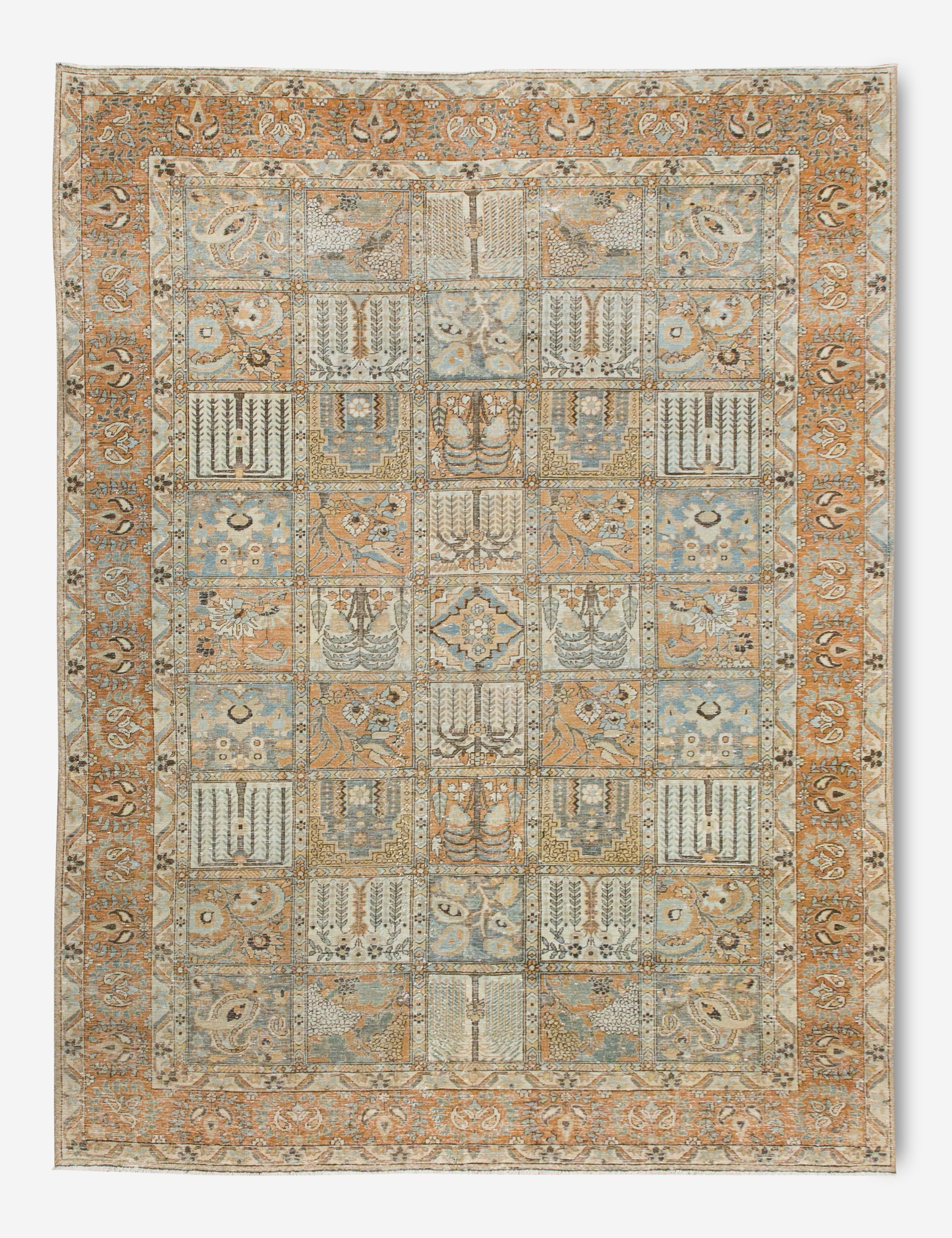 Vintage Turkish Hand-Knotted Wool Rug No. 377, 6'11in x 10'5in